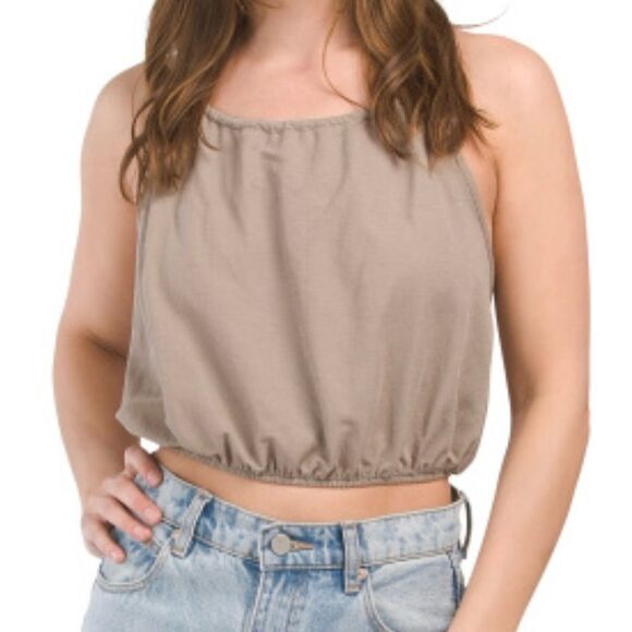 Zara Tops - ~Zara Women's Cropped Halter Top NWT M